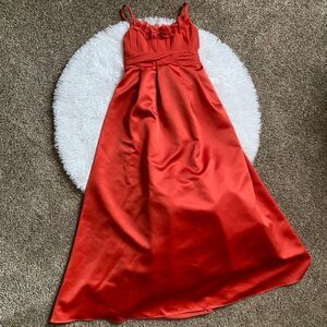 David’s Bridal Dress Size Small 10 Flower Girl Fall Wedding Tulle Long